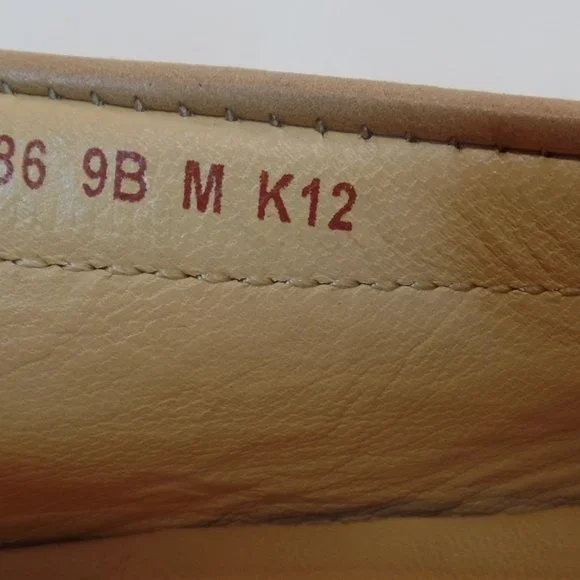 Cole Haan Air White & Tan Leather Slip on Driving Loafers Shoes Sz 9 #D39386 - Picture 10 of 16